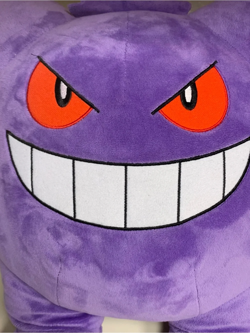 Build A Bear Pokémon Gengar 16” Purple BAB Plush Doll Toy Plushie No Sound
